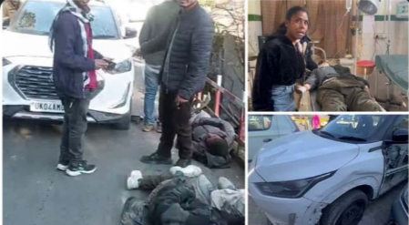 नैनीताल में भीषण सड़क हादसा: तेज रफ्तार कार ने तीन लोगों को रौंदा, इलाके में मचा हड़कंप